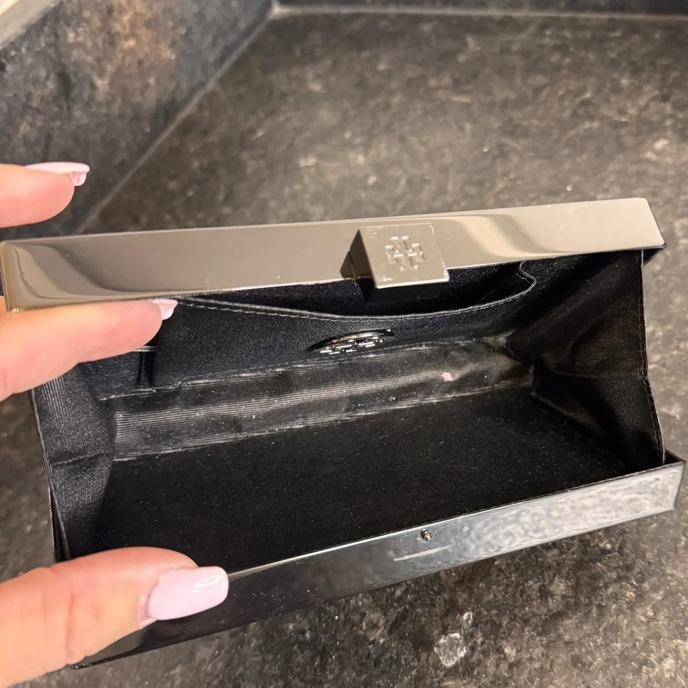 Tory Burch Metallic Minaudière